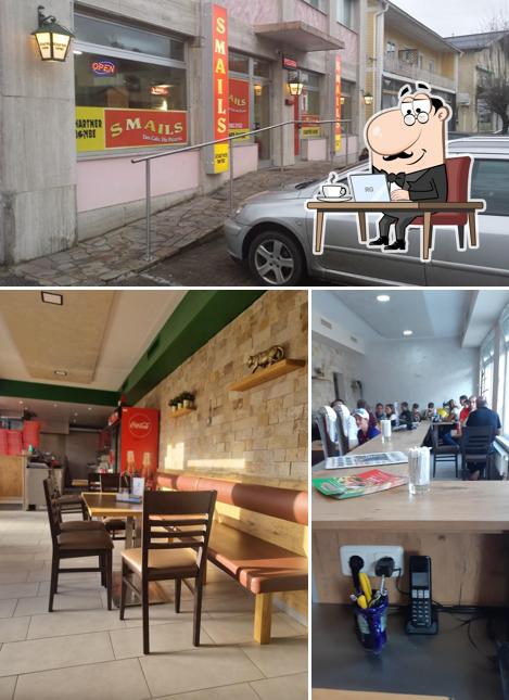 Innenraum von Smails Pizzeria